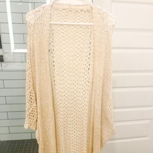 Brandy Melville | Cream Knit Kimono